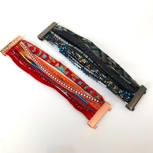 Set of 2 HIPANEMA bracelets. Excellent Condition!